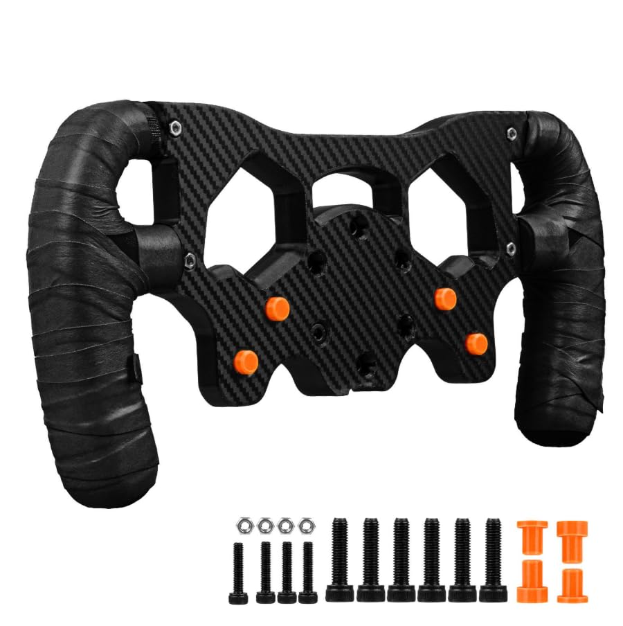 F1 Steering Wheel Mod Kit Compatible with Logitech G29 G920 G923 Racing Wheel, Ergonomic Controls Quick Install Bracket Gift for Sim Racer Motorsports Enthusiast