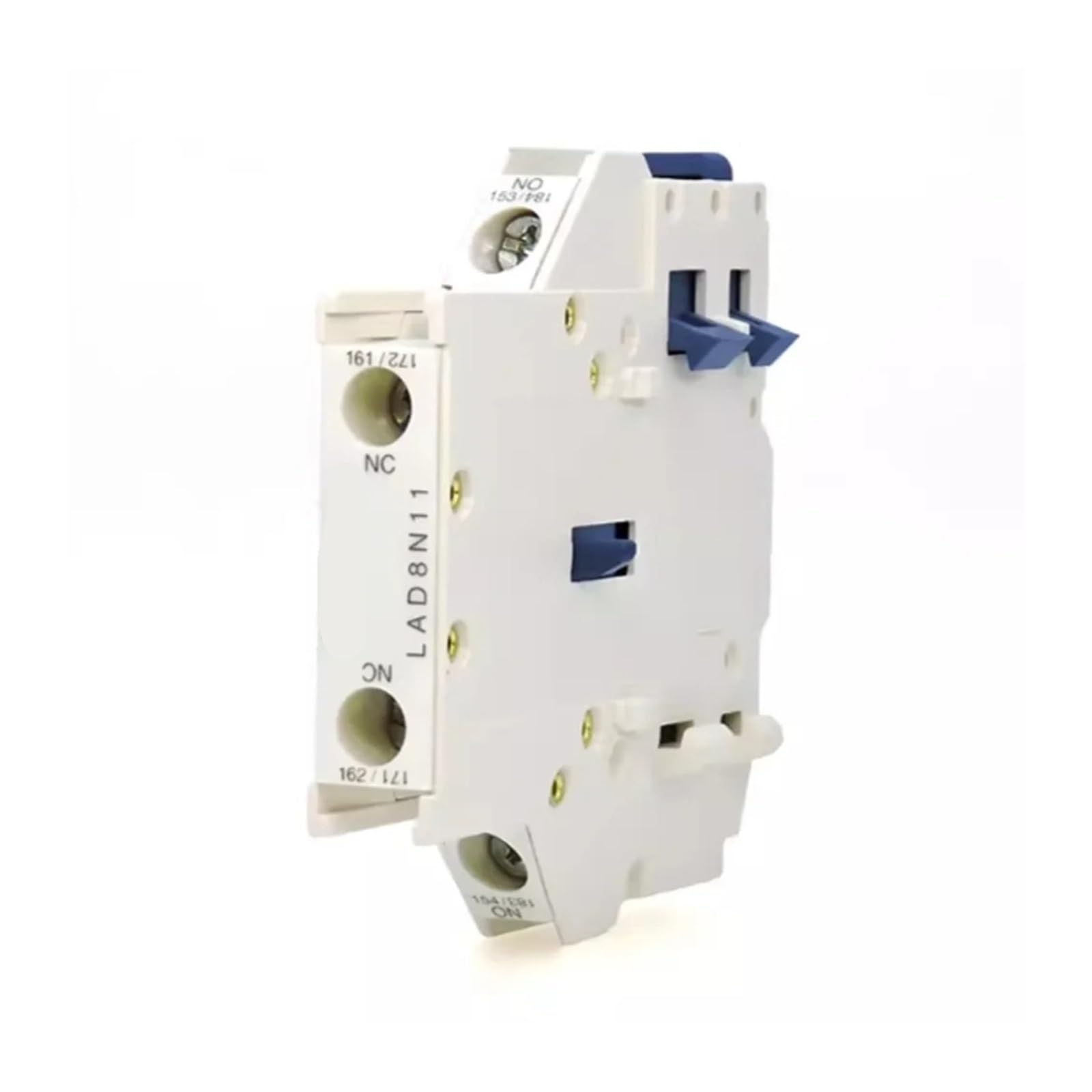 PVTLCYBI 5PCS LC1D Contactor Accessories LAD8N11 Auxiliary Contact Block LA-D8N11 Lateral Contact Block 1NO 1NC