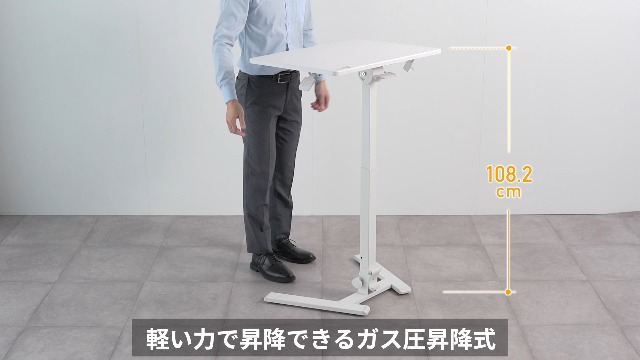 Amazon.co.jp: サンワダイレクト スタンディングデスク 折り畳み