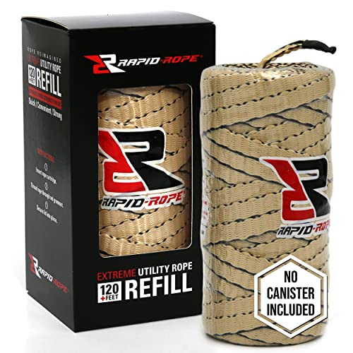 ラピッドロープ 多目的 絡まないロープ キャンプ ハイキング 狩猟 釣り パラコード マルチツール タクティカルギア サバイバルキット 登山の必需品 牽引 タイダウンロープ タンリフィル