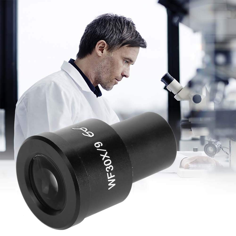 30x / 9 Microscopio Ocular De 23.2mm Accesorios para Microscopios Biológicos Adaptador de Lente Microscopio para Campo de Visión 9mm