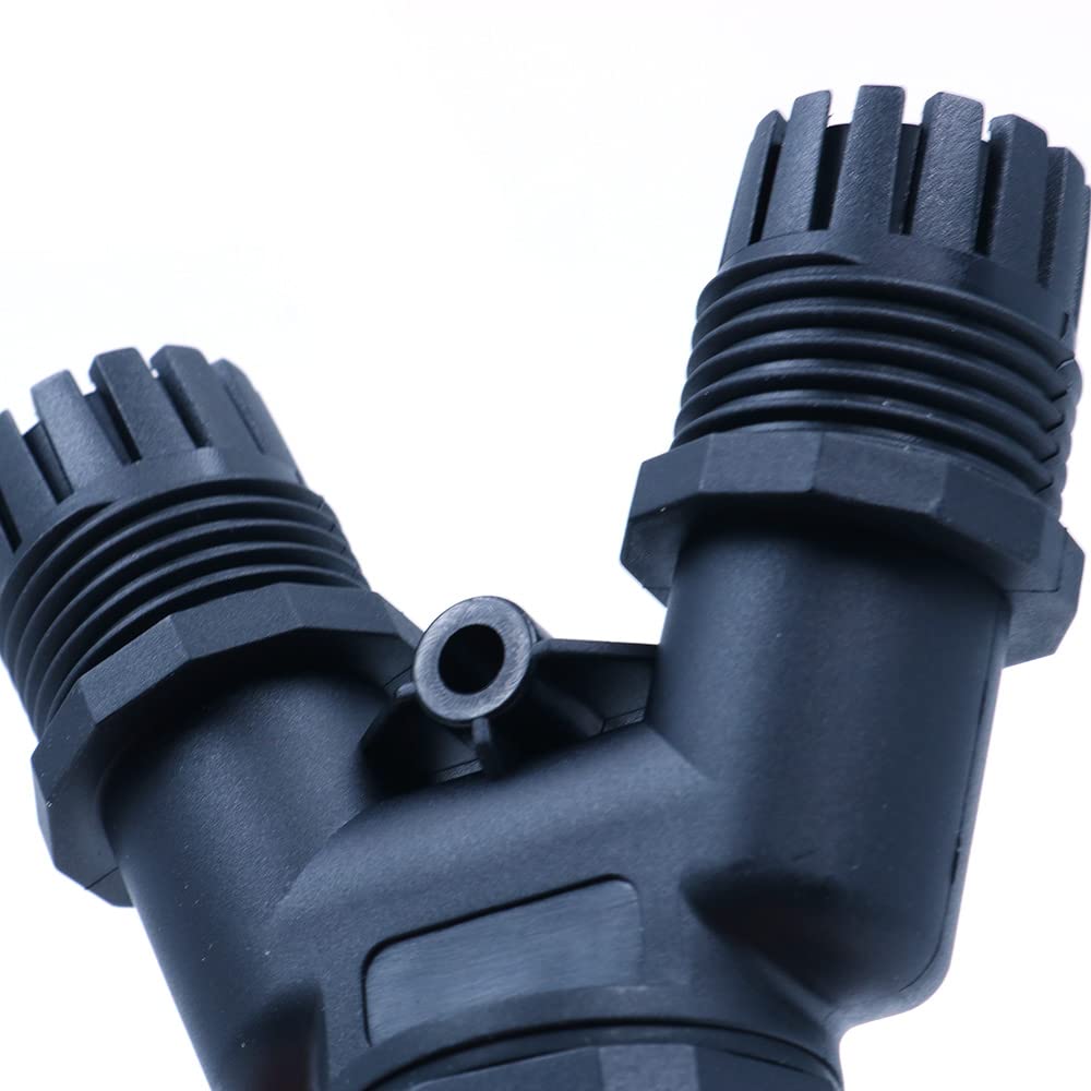 ZONADAH Pack of 2 Y-Type 3-Way IP68 Waterproof Electrical Cable Wire Connector M25 450V 32A 3 Pin 5-9mm 4M Depth Outdoor Garden Lighting Wiring - Image 4