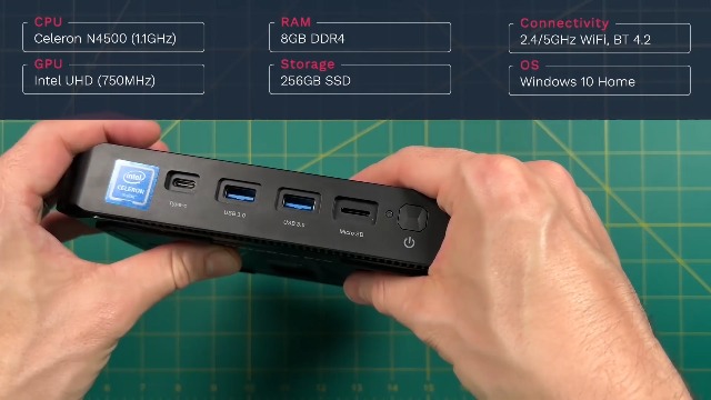 Watch CHUWI Herobox Mini Pc Has 10 Ports and Ultra-small Size on