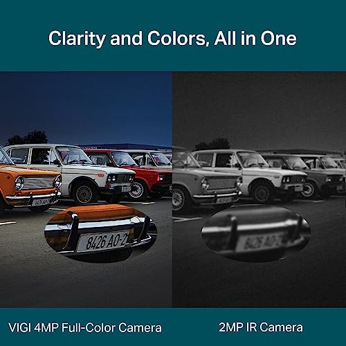 Image of TP-Link VIGI C240 4mm Lens Smart Security Camera | 4MP HD Full-Color Dome Network Camera | Built-in Microphone | IK10 Vandal-Proof | IP67 Waterproof | H.265+ | PoE /12V CCTV