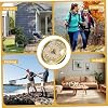 Barometer Adjustable 3in Barometric Pressure Gauge Clear Scaled Weather Barometer with Hanging Hole Portable Barometer for Indoor Outdoor Wall Fishing Barometers for the Home Wall Barometric Pressure