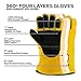 SpecxArmor 16 inches 1200°F, Mig/Stick Welding gloves, Multi Layer Premium Leather gloves,100% Kevlar Stitched,Flame/Fire/Heat Resistant Gloves