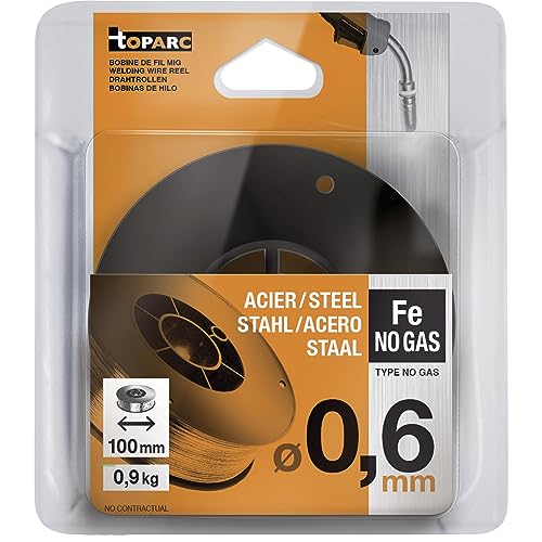 GYS, Métal d'Apport MIG/MAG, Fil Fourré Sans Gaz E71T-GS Ø 0,6 mm, Bobine 0,9 kg S100