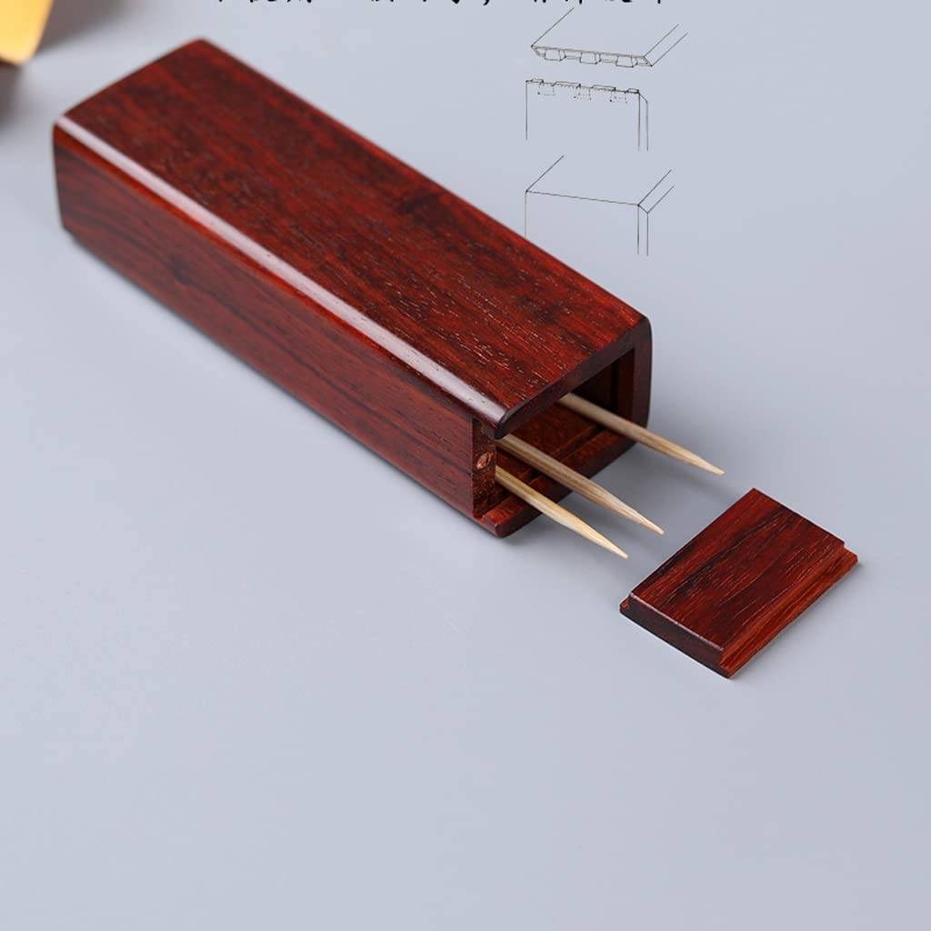 Zahnstocherhalter Mini-Zahnstocherhalter-Spender for unterwegs Zahnstocher-Etui Reise-Zahnstocherglas Herren-Zahnstocherhalter Zahnstocherhalter-Spender
