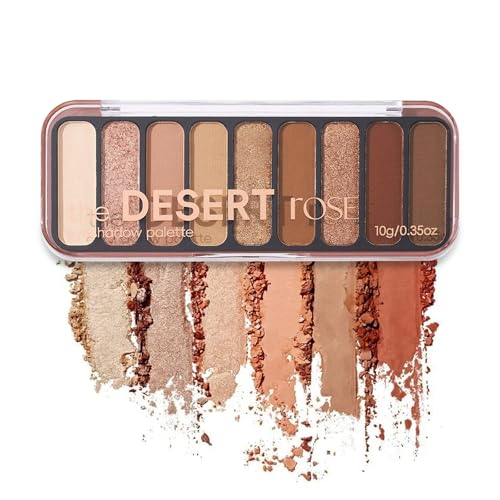 Boobeen Paleta de Sombras de Ojos de 9 Colores, Altamente Pigmentada, Incluye Sombras en Tonos Mate y Brillantes, Duradera, Ideal para Looks de Día y Noche