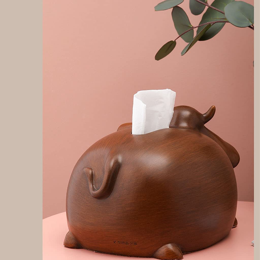 GHYUB Kosmetiktücherbox,Tissue Dispenser Box Cover Serviette-Halter-Organisator,Staubdicht Taschentuchbox Feuchttücher Spender,Servietten Aufbewahrungskoffer, Taschentuchhalter für Zuhause Büro Auto