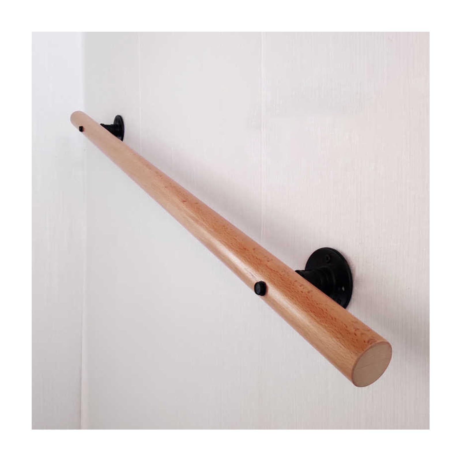 Gyeqxkt Grain Wood Stair Handrail With Anti-Slip Grip For Indoor And Outdoor Safety On Staircases, Terraces, And Gardens