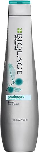 Biolage Scalppure PROFESSIONAL Anti-Dandruff Shampoo| 72 HRS Scalp Detox | Regulates Sebum | Paraben-free & Vegan | Shampoo for Men & Women, 400ml