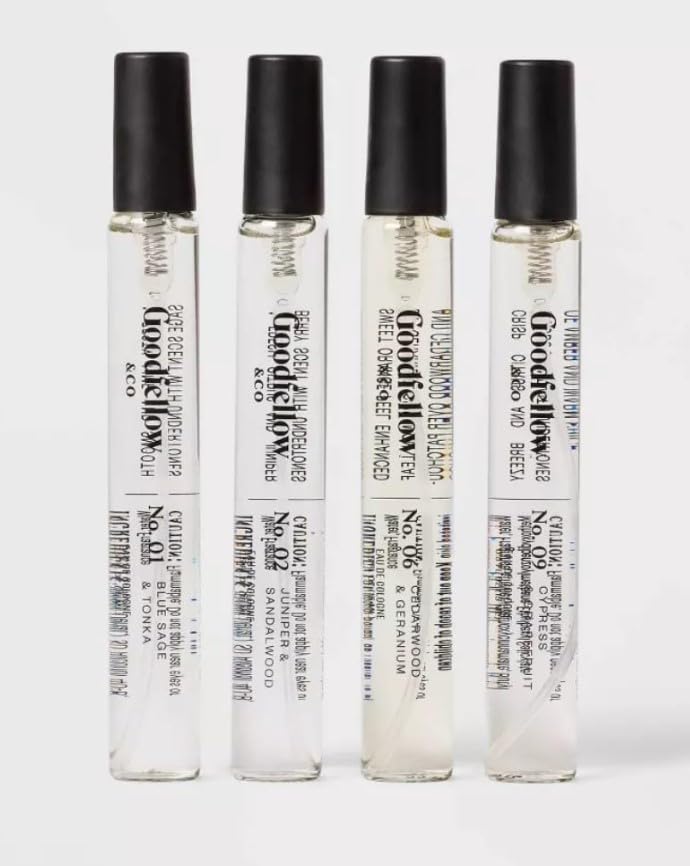 Men’s Cologne Sampler Set – Trial Size – 0.5 fl oz/4ct – Goodfellow & Co