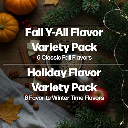 Image of Maud's Holiday & Fall Flavored Coffee Pods Variety Pack Bundle, 48ct