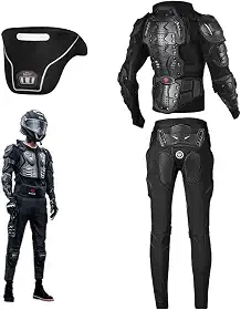 Jaqueta De Proteção Para Motocicleta Três Em Um, Colete Calça Protetor Cervical