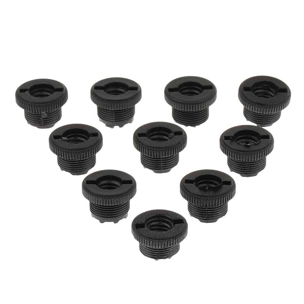 10pcs Clip Screw, 3/8, Black