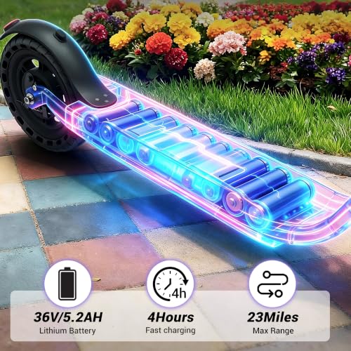 Image of Aovowheel Electric Scooter for Adults, Folding E Scooter Commuting Scooters