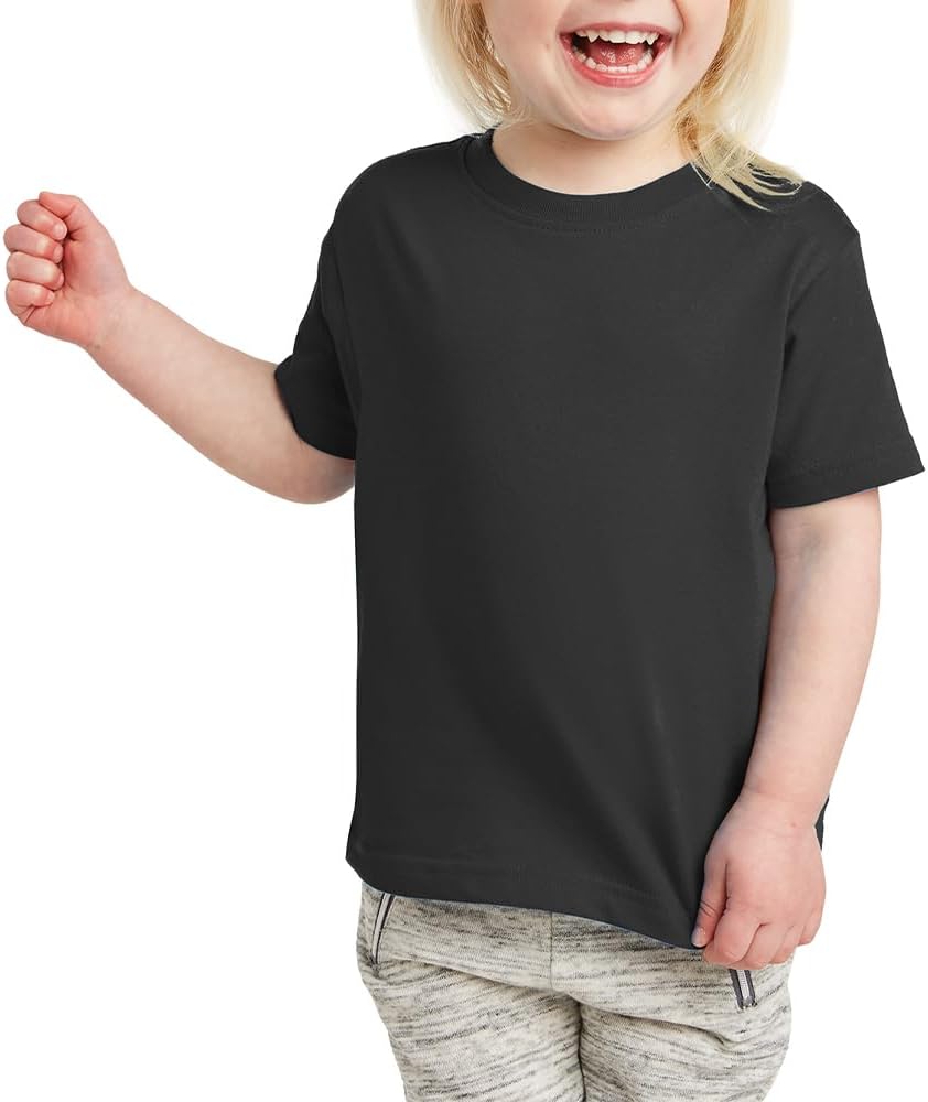 MoneysaversKids Round Neck Girls T Shirt 170 GSM Pure Cotton Basic Colors
