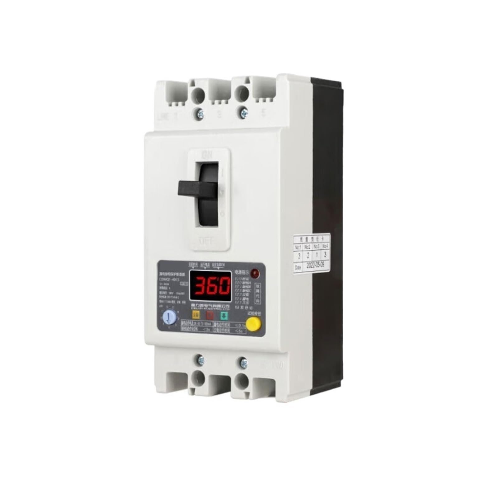 Protecteur de perte de phase pour pompe à eau triphasé 380V CDMQ1-40A/3 100CS/3 avec écran LCD