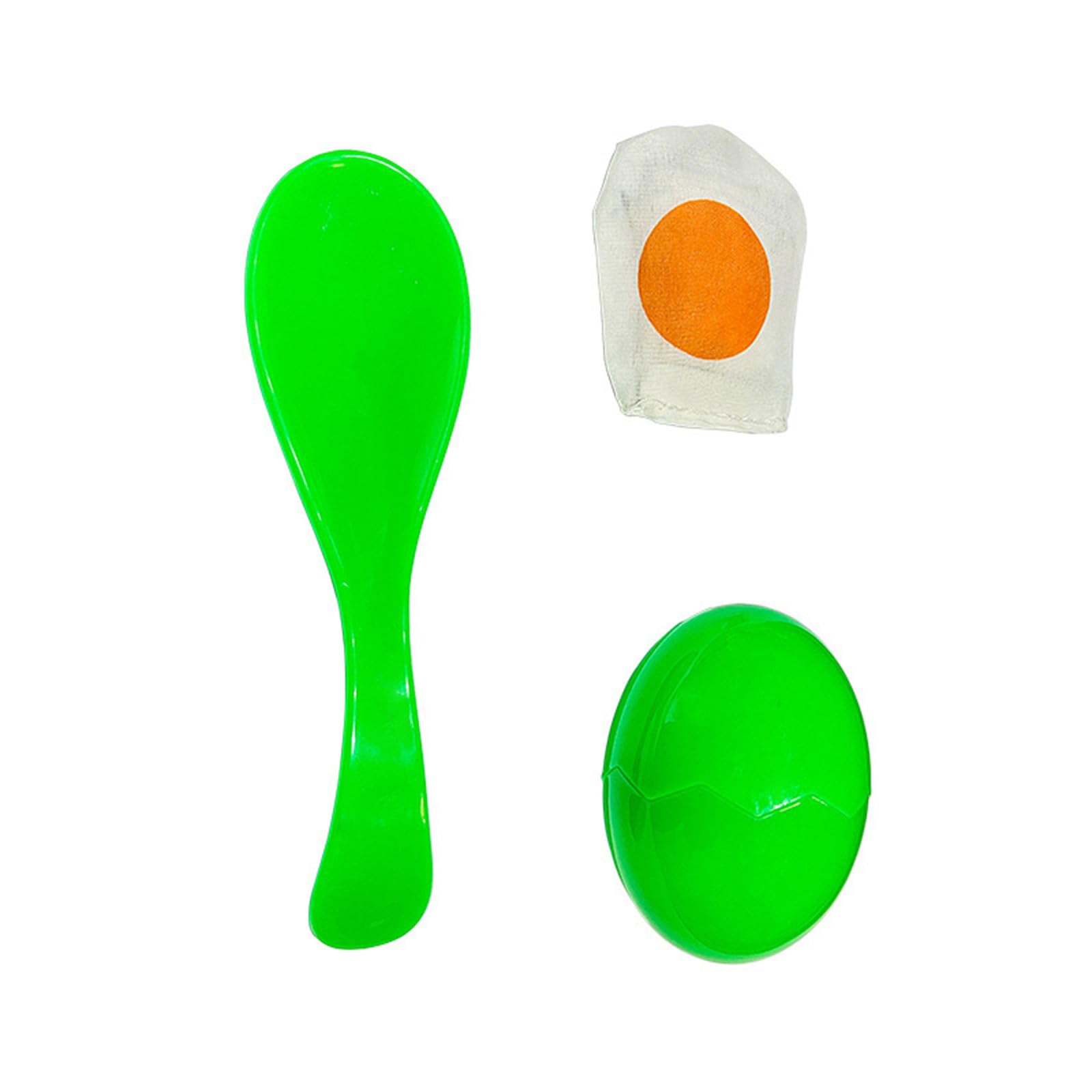 FackLOxc Easter Party Game Equipment for Kids 3+ Years Eggs Relays Race Set Parent Child Interaction Game