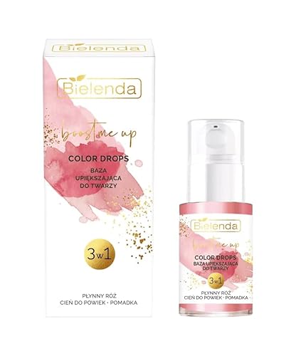Bielenda Boost Me Up Colour Drops 3in1 Facial Beauty Base Blush and Eyeshadow 30ml