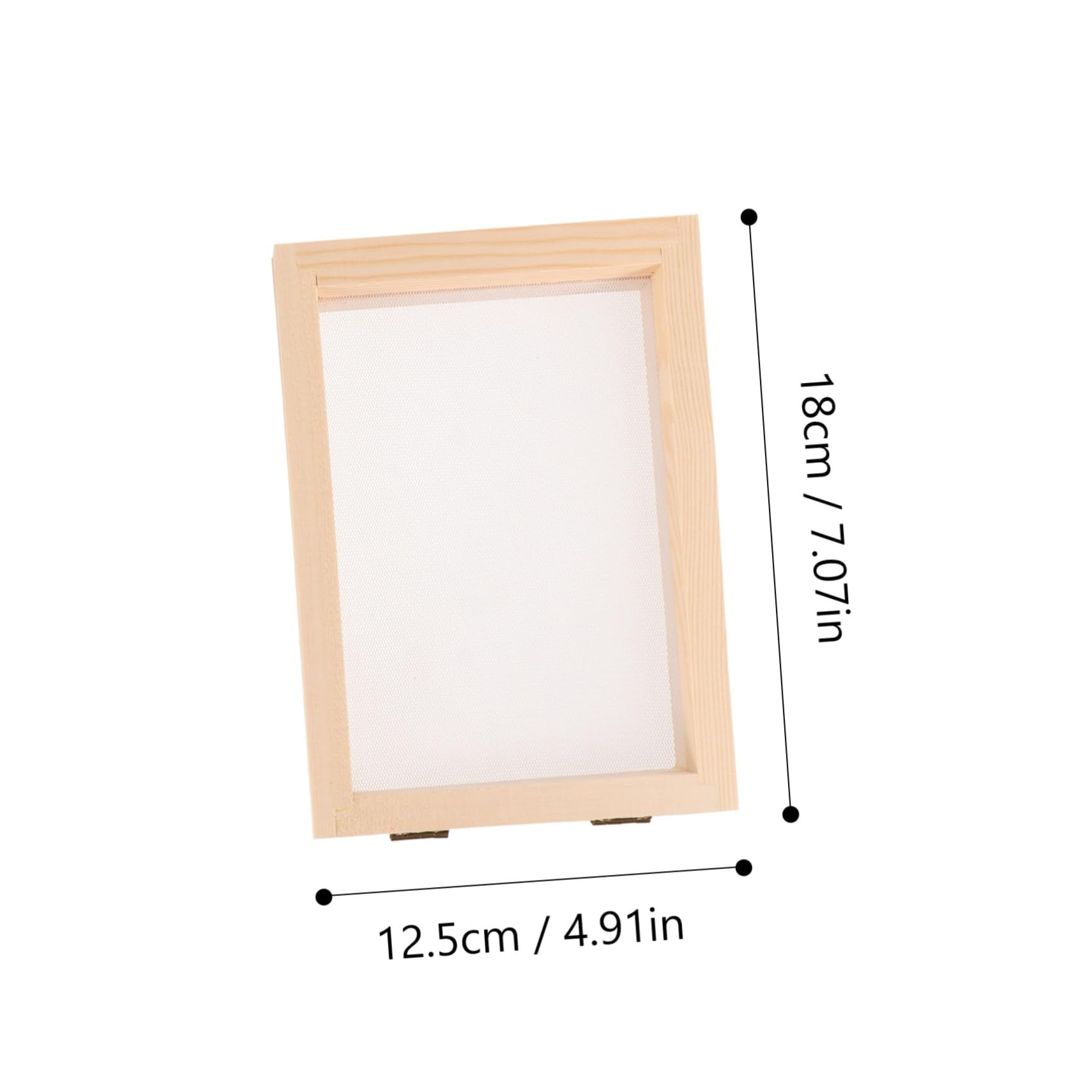 OSALADI 21pcs DIY Paper Craft Tools Wooden Frame Screen Handmade Paper Making Mold Safe for Boys and Girls Environmental Awareness