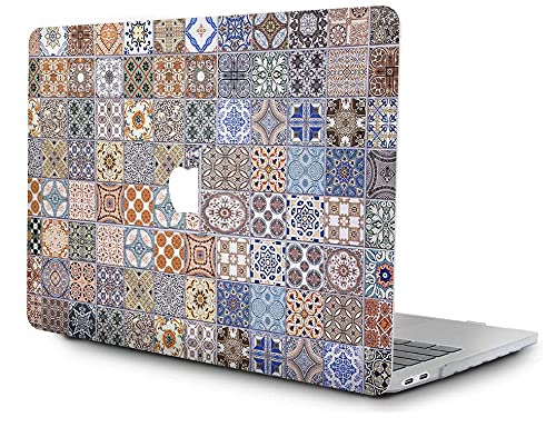 SwooK Mandala/Marble Case for MacBook (Pro 13 2020 Release M1 A2338, A2289, A2251, Mandala Art 2)