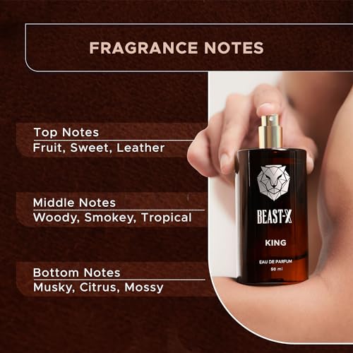 Image of PureSense BEAST - X King Luxury Long Lasting Exotic Perfume Fragrance for Men 50ml