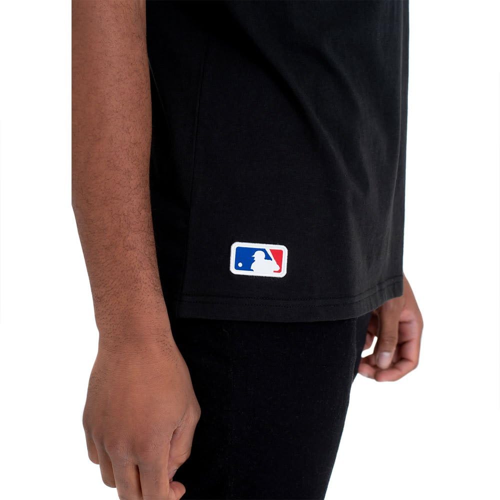 New Era NOS MLB Regular Tee Neyyan Blkwhi Canottiera Unisex - Bambini e Ragazzi (Pacco da 1)