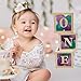 Baby 1st Birthday Party Decorations First Birthday Balloon Boxes Decor Transparent Box Party Boxes ONE Block for 1st Birthday