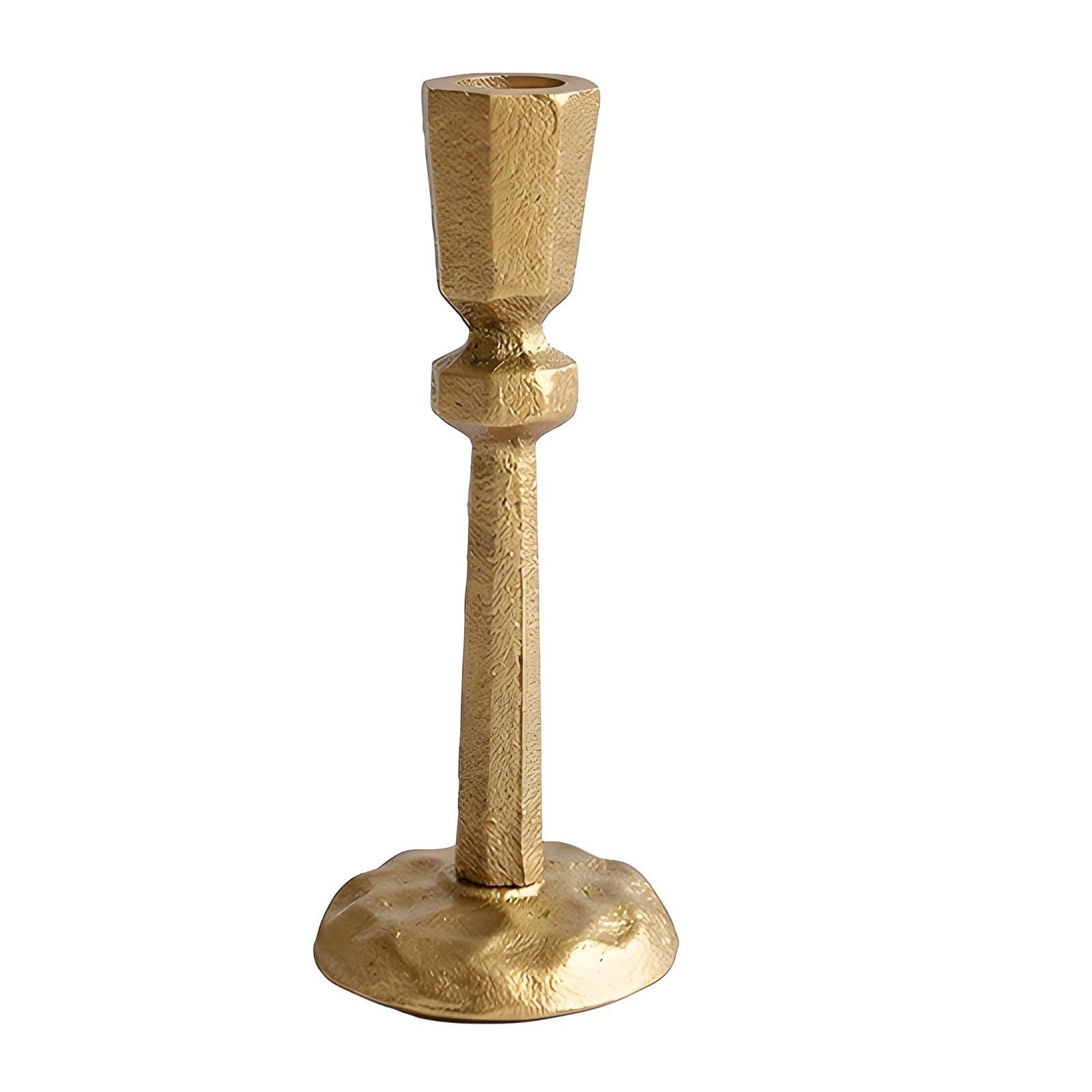 Farmhouses Golden Tall Stand Cast Iron Taper Candlestick Holders for Wedding Table Centerpieces Decoration Cast Iron Stand