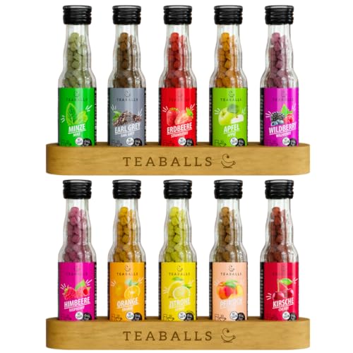 TEABALLS – 10ER ENTDECKER SET – ca. 400 Tassen Tee – heiß & kalt ...