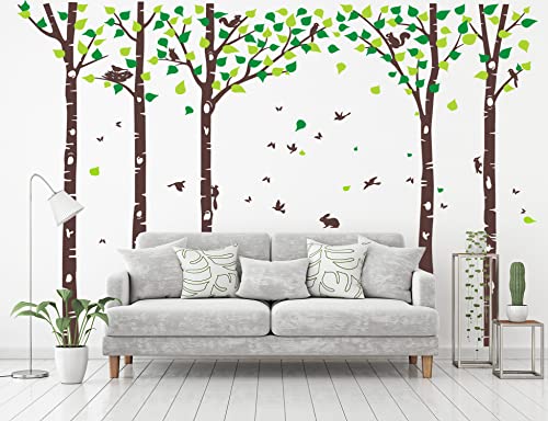 Vinilos Decorativos de Árboles de Abedul Grandes para Pared miniatura 6