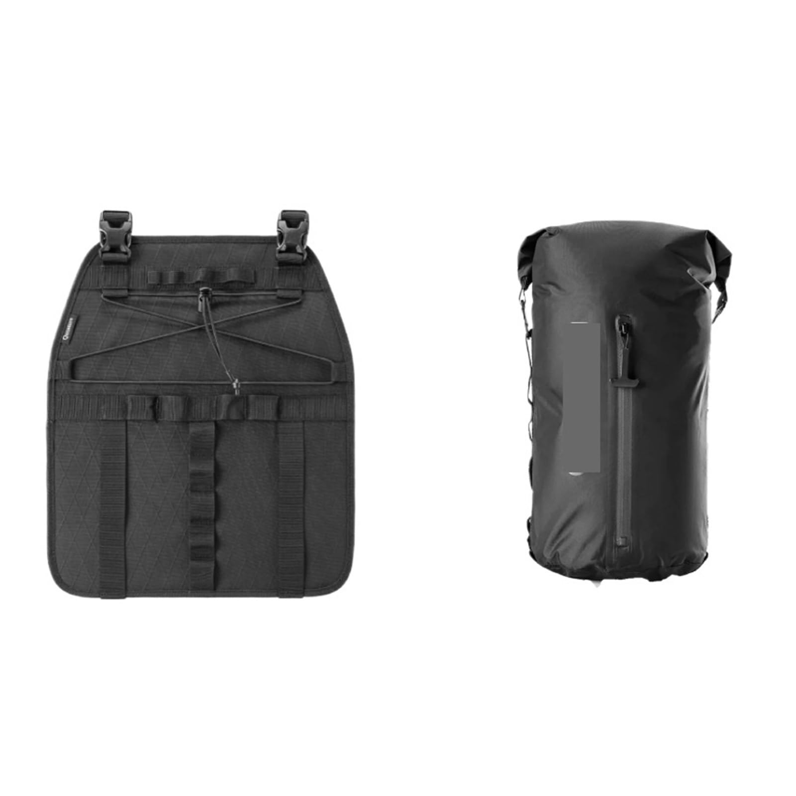 Bolsas for Bicicletas, Juego de Soporte for Manillar, Bolsa Estante compresión Impermeable y Ligera, Compatible con montaña Carretera(Combo 2)