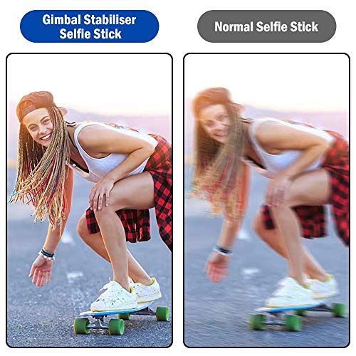Selfie-Stick, Handy-Stativ, Anti-Shake, ausziehbarer Bluetooth-Selfie-Stick, abnehmbare Fernbedienung, 360° drehbar für… – Bild 4