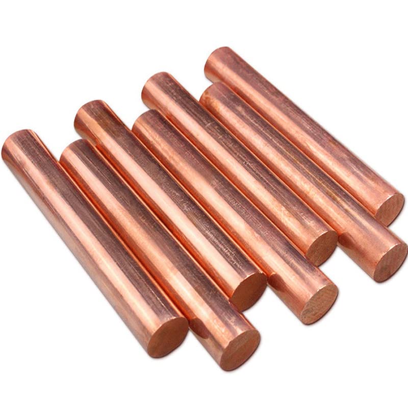 High Purity Copper Rod Copper Column Copper Solid Cylindrical Copper Metal Rod (5.0mm-100mm(10), 1)
