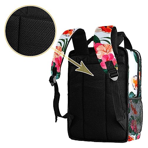 Cartable pour filles multicolore poisson idéal pour l'école