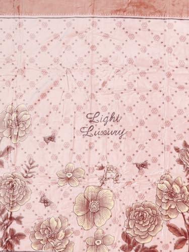 Image of Monte Carlo Double Bed Heavy Winter Blanket (160 X 220) Roman Plus 1 Ply Super Soft 550 GSM | 3 KG, (240x220 CM), Peach