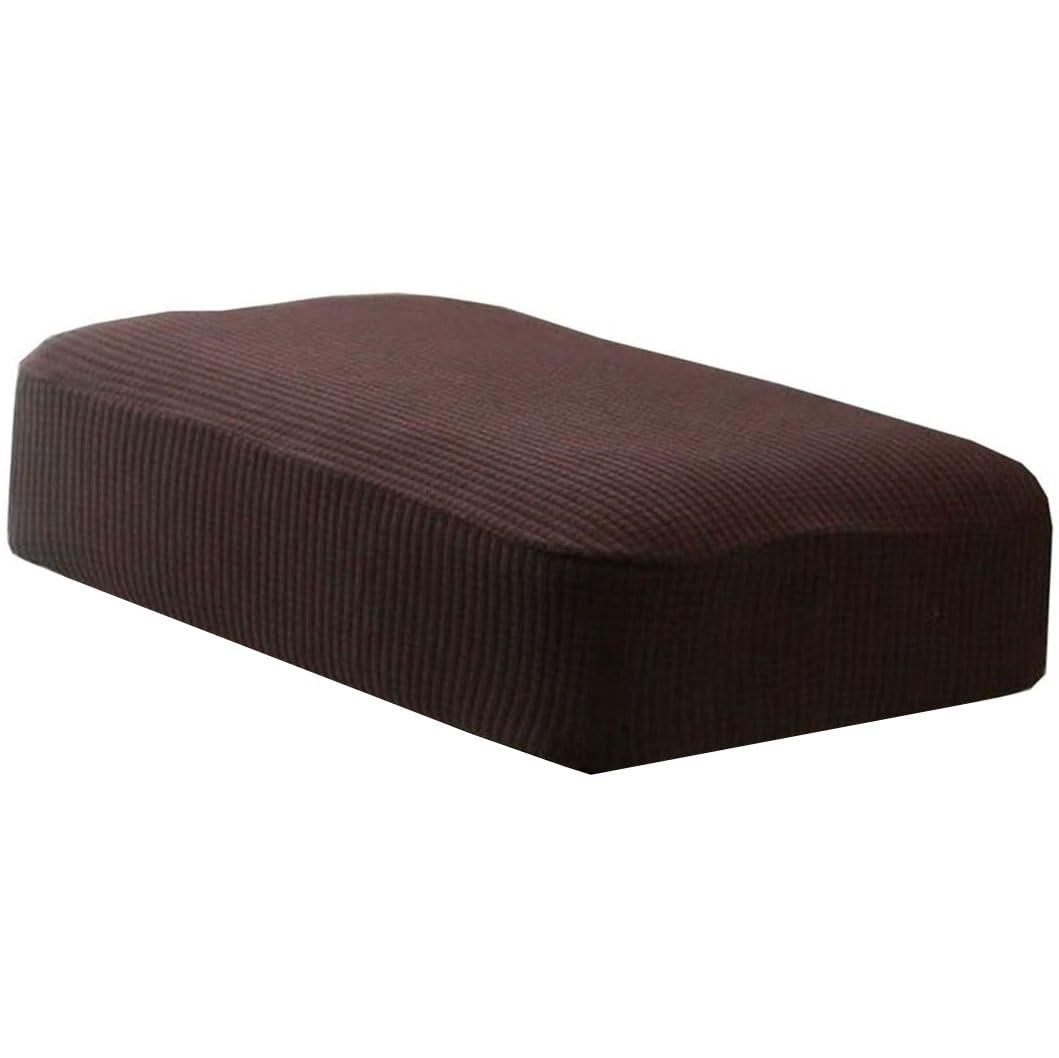 Zzdzw Curry Stool Covers Rectangle,Stretch Rectangle Bar Stool Covers Corduroy Jacquard Vanity Stool Cover Washable Counter Stool Covers Bar Stool Seat Covers Saddle Seat Cover With Elastic Bands ( Color :