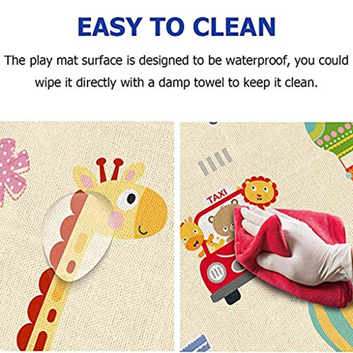 Franterd Baby Play Mat - Foldable Baby Crawling Mat - Reversible Baby Play Gym Mat Non-Slip Waterproof Neutral Nursery Or Playroom For Babies Infants Toddlers #TOP6
