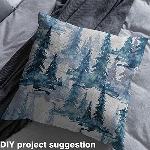 Rustic Pine Tree Upholstery Fabric – Premium Waterproof Woodland Print for DIY Crafts, Home Décor & Outdoor Projects – 1 Yard, Versatile Blue Nature Design 5 Rustic Pine Tree Upholstery Fabric – Premium Waterproof Woodland Print for DIY Crafts, Home Décor & Outdoor Projects – 1 Yard, Versatile Blue Nature Design - Image 4