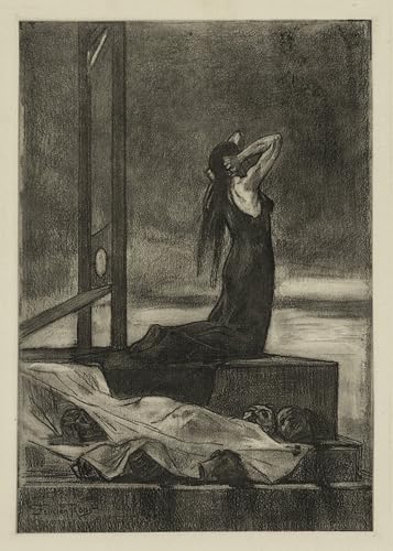 Poster Félicien Rops Peine De Mort Toile Art Haut de Gamme
