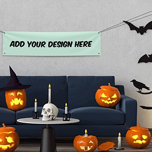 Custom Banners And Signs Customize With Photo Logo Text Personalized Banner For Parties Business Birthday Graduation Indoor Outdoor 12 X 47 Inch #TOP4