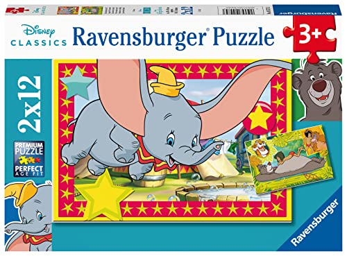 Ravensburger - Puzzle 2x12 pièces - l'appel de L'Aventure - Disney
