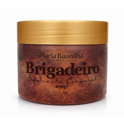 Esfoliante Corporal Maria Baunilha - Hidratação Intensa e Pele Macia (Brigadeiro)