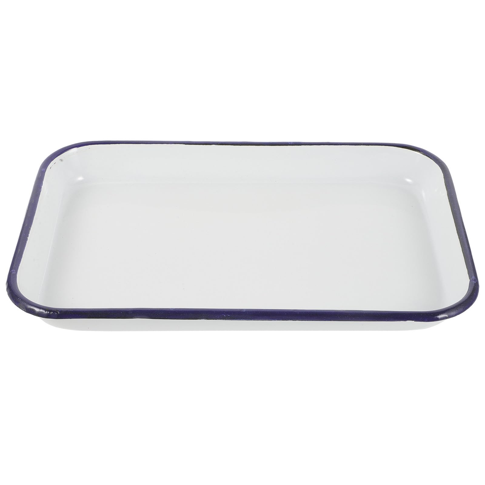 Garneck 2 Piezas Bandeja de Horno Esmaltada Rectangular Antiadherente para
