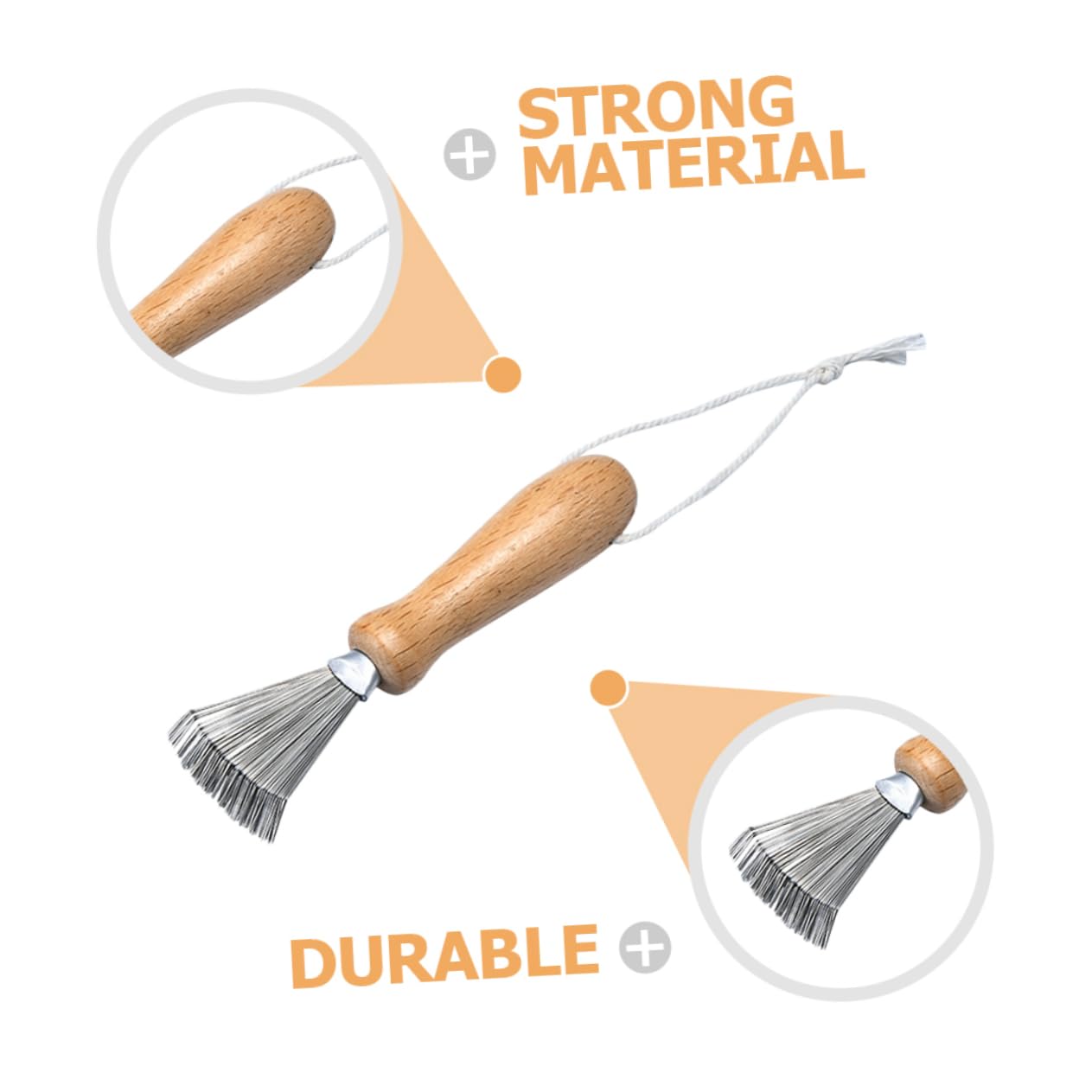 Comb Rake Cleaner Tool Compact Hair Brush Remover for All Hair Types Durable and Easy to Clean for Home and Travel