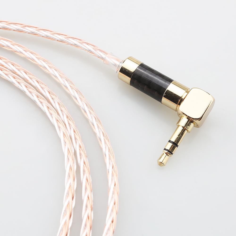 Câble audio auxiliaire stéréo 3,5 mm compatible avec téléphone, MP3, casque de voiture, haut-parleur plaqué or 24 carats mâle vers mâle (angle droit à angle droit, 2 m)