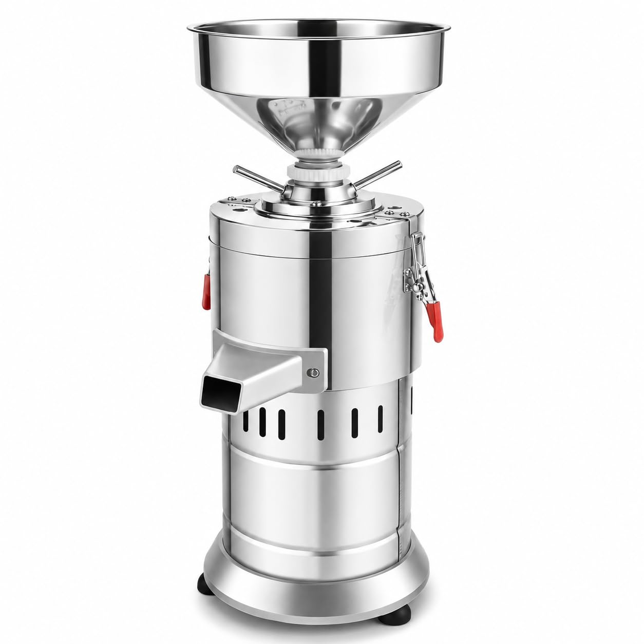 Maszyna do mielenia orzechów 1100 W ze stali nierdzewnej, pojemność 15 kg/h, silnik z czystej miedzi 2850 obr./min, zbiornik 33 cm na orzeszki ziemne, migdały, sezam, orzechy nerkowca, masło pekan