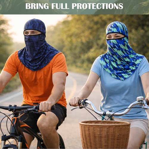 Image of Balaclava Full Face Masks Summer Balaclava Long Face and Neck Cover Breathable Sun Protection for Men Women